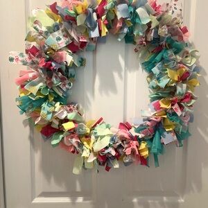 Handmade Flamingo colorful wreath